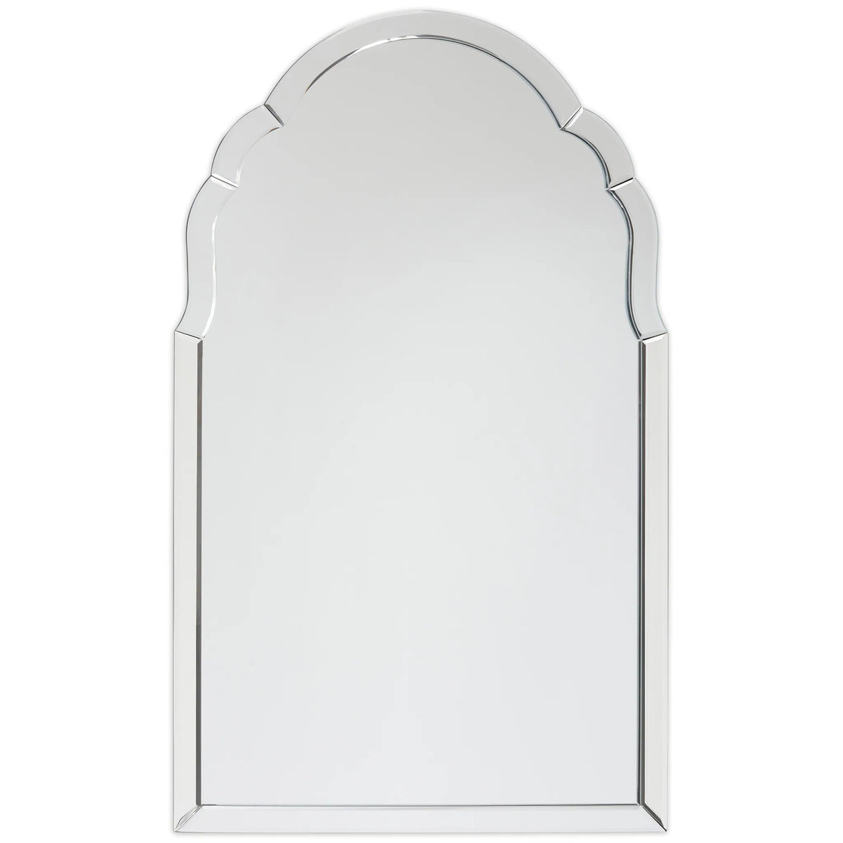 Elegant Arch Beveled Wall Mirror, 24 in. x 40 in. - Clear - 24 x 40