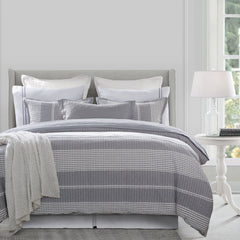 Hiend Accents Lane Stripe Duvet Cover Set, Queen, 3PC
